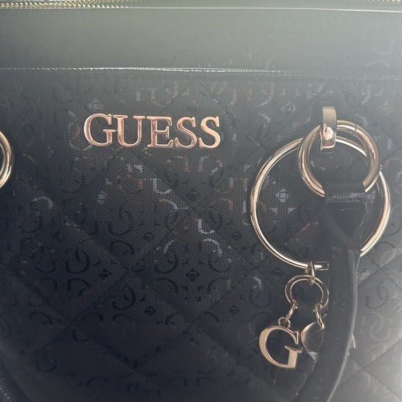 Guess Satchel/Crossbody Black Bag - Picture 4 of 9